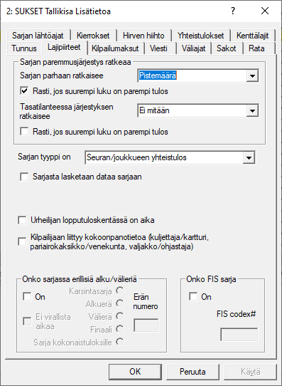 ExTimen tapa käsitellä joukkueen yhteistulos